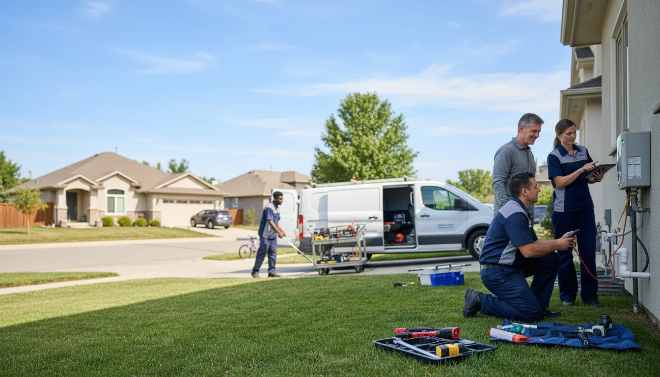 Tankless water heater service in Giltner, NE
